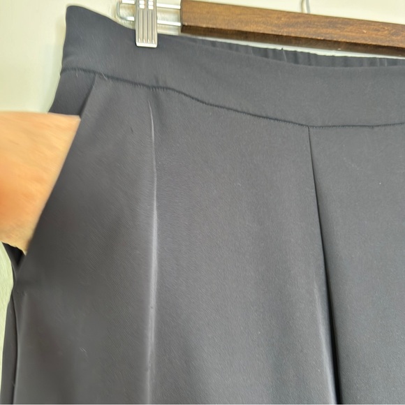 Summersalt Black Perfect Wide Leg Side Zip High Rise Pant Size S - Picture 4 of 12